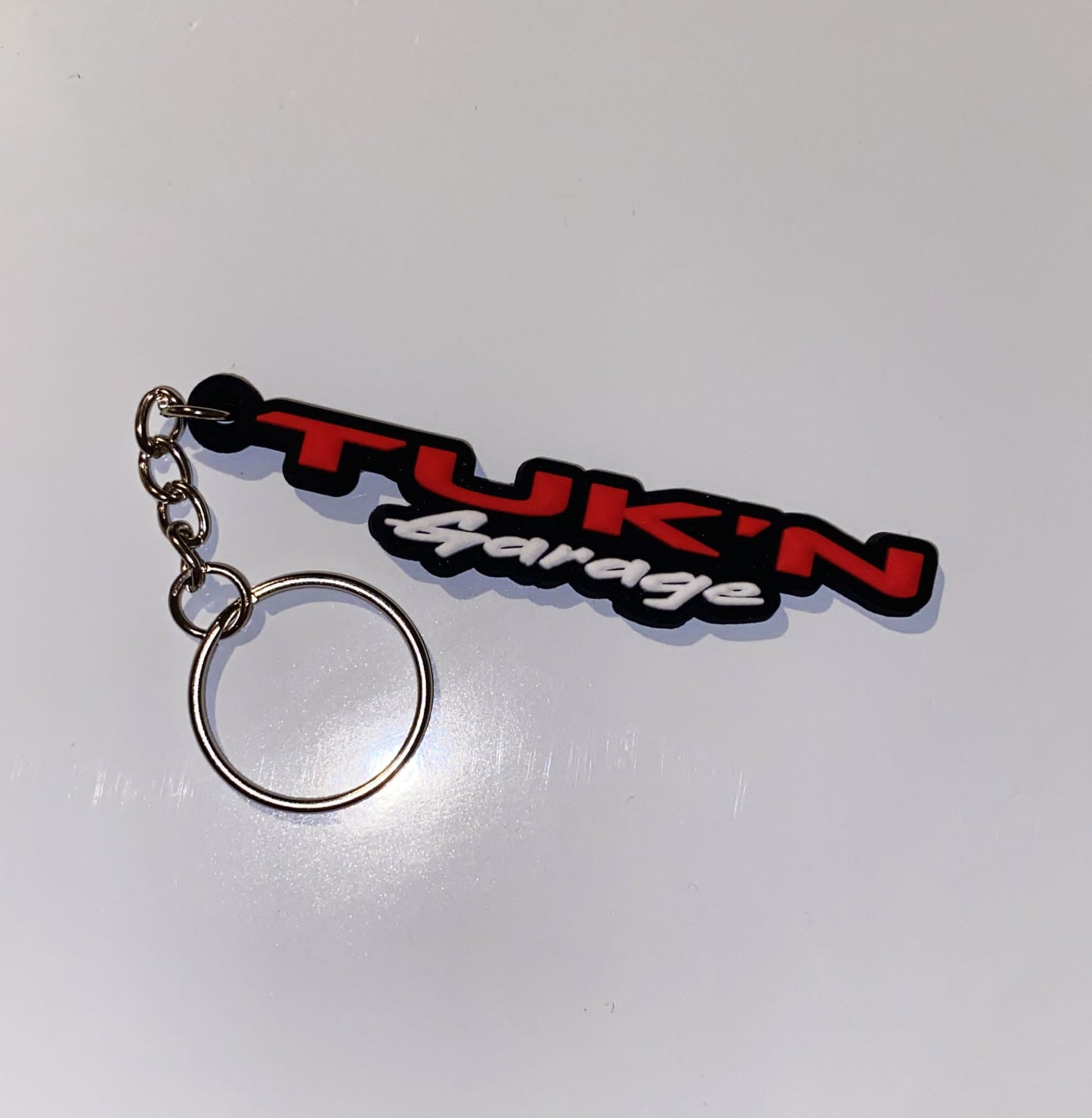 TG Garage keychain