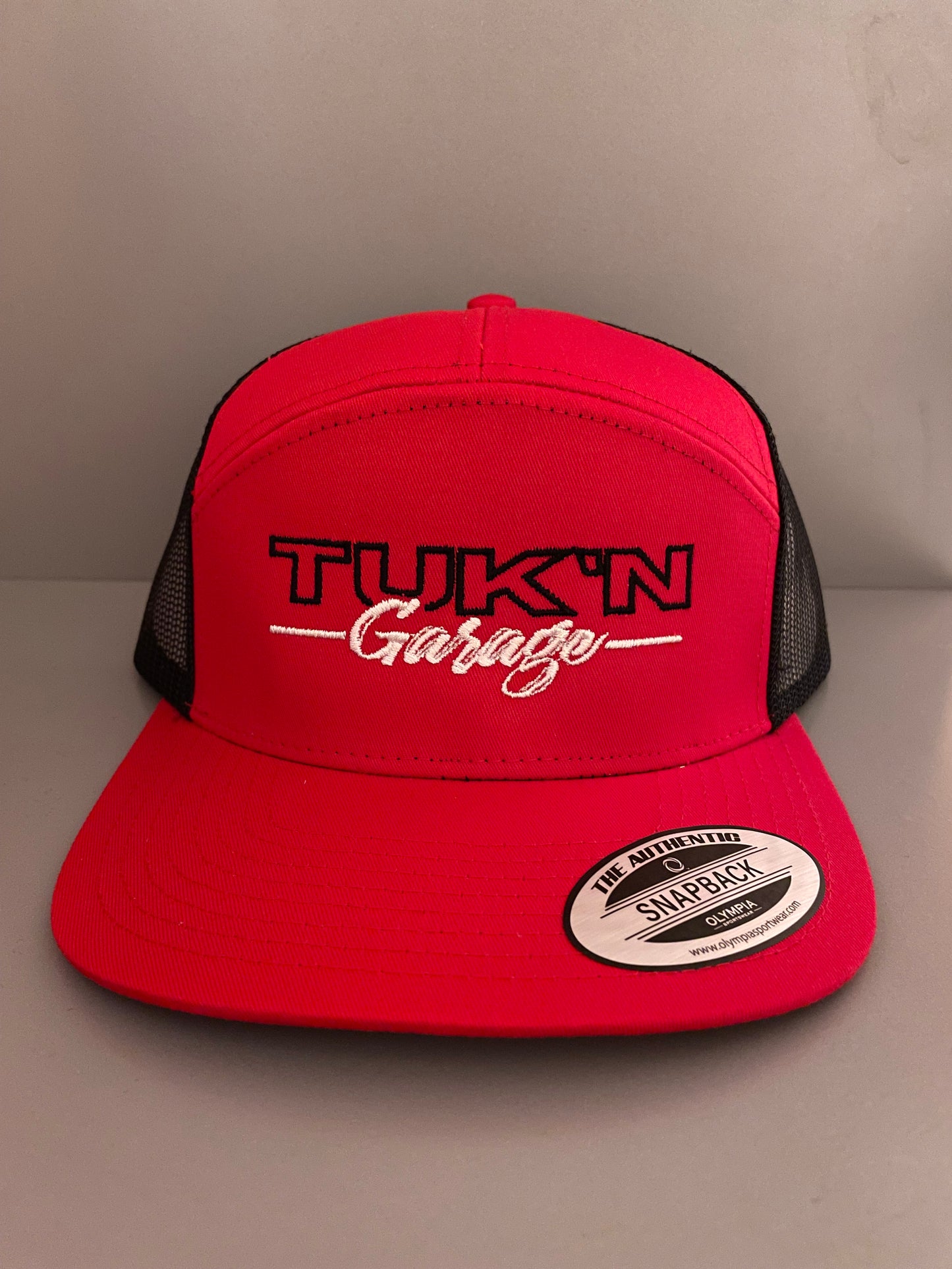 Red on Black TG Trucker Hat